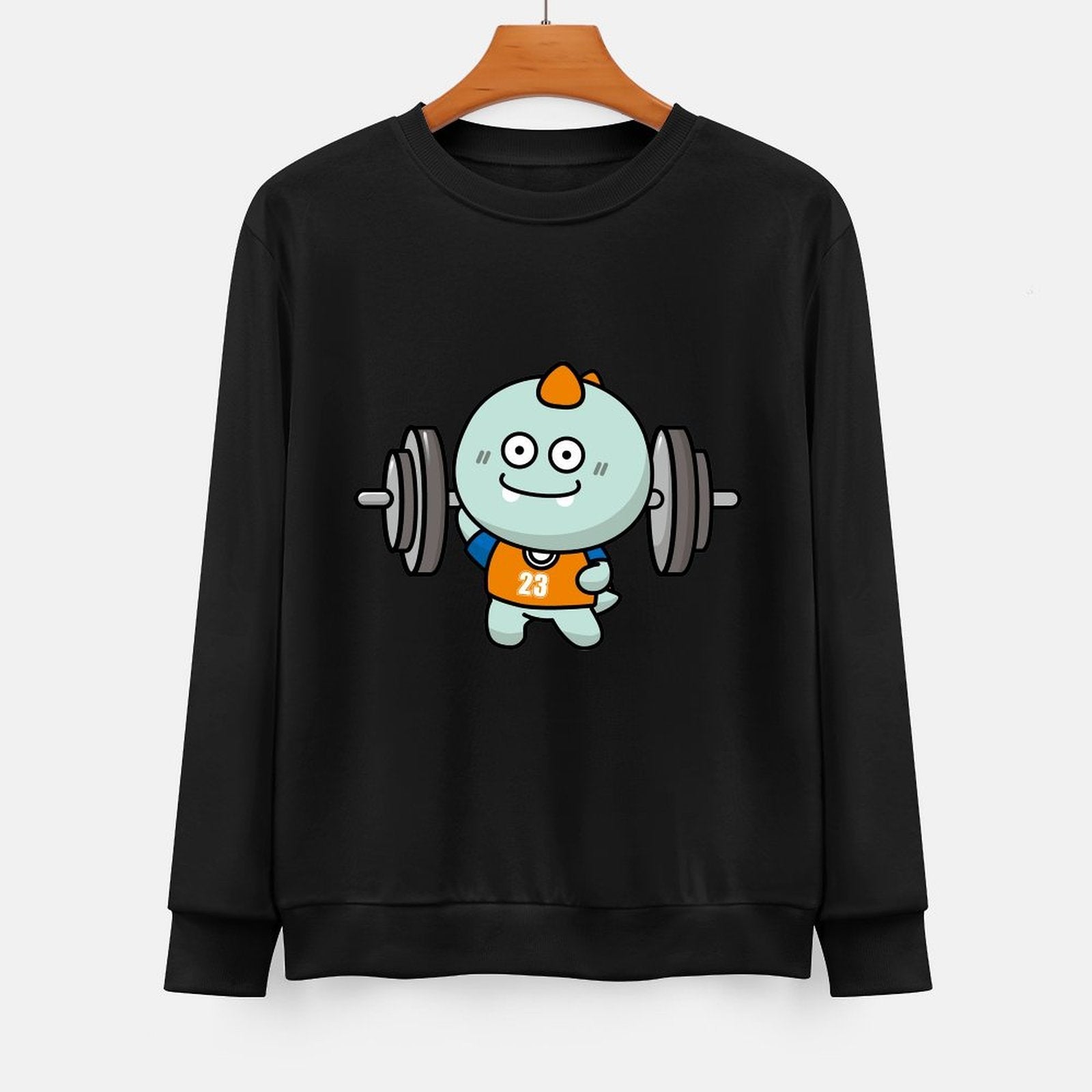 Front Patterned Long Sleeve TopSeamless Neutral